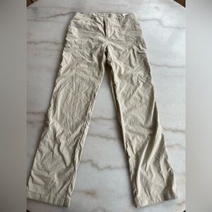 Columbia Women's PFG Light Tan Cargo Pants Size 4 fishing outdoor